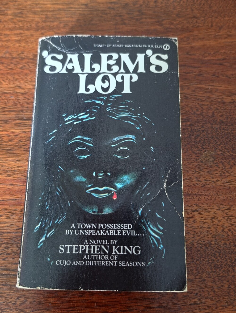 'Salem's Lot By Stephen King 1976 First Signet Printing Horror Classic